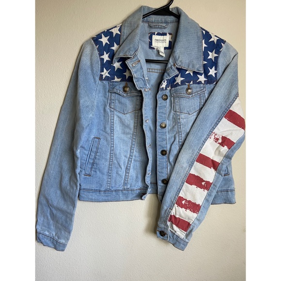 USA Denim/Jean jacket 🇺🇸 - Picture 1 of 6